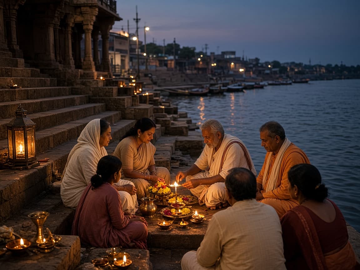 Private riverside ceremony