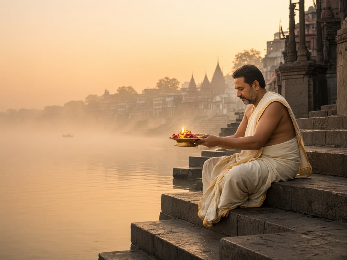 Ganga Puja at Assi Ghat